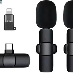 bashaam A71 Latest K9 Dual Collar Mic IOS/Android Type C Mic Black(pack of 1) Microphone-picture-15