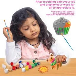 time 2 toys Classic Fridge Magnets Moulds for Painting, 10 Moulds for Fridge Decoration image 2