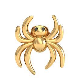 KUBERBOX Spider Gold 18KT Gold Nose Stud-0.36gm-image-99