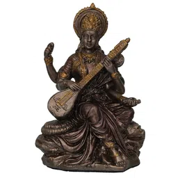 ecraftindia Bronze Saraswati Idol image 3