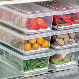 prayati Plastic Fridge Container- 1500 ml image 1