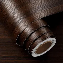 metreno 500 cm Brown Walnut Wood Wallpaper for Walls, Wall Stickers, wallpaper for furniture Self Adhesive Sticker-picture-14