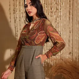 miss chase Printed Women Jumpsuit image 5
