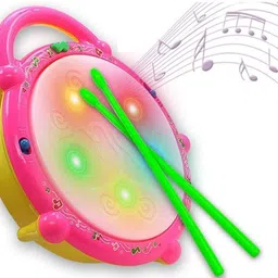 kid kraze Musical Flash drum With 3D Lights and Music toy For Kids_11-picture-13