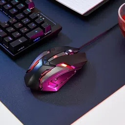 Adefex Gaming Combo Wired Keyboard | Mouse | Mouse Pad | 4-Port USB Hub | HDMI cable Combo Set image 4