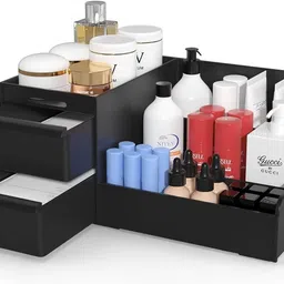 colossal Drawers Storage Plastic Stationary Box | Make Up | Wardrobe Organisers Storage Box image 2