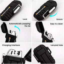 frony Explorer USB Cigaratte Lighter, Windproof Flameless ARC Rechargeable LighterA131 Explorer USB Cigaratte Lighter, Windproof Flameless ARC Rechargeable LighterA131 Pocket Lighter image 4