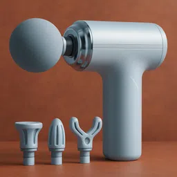 veenova Gun Massager, 4 Heads, Rechargeable, Handheld, Massager-picture-19