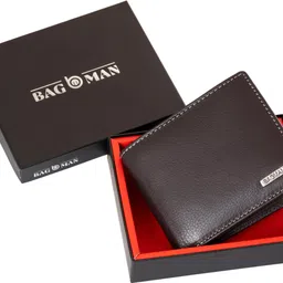 bagman Men Casual Brown Genuine Leather RFID Wallet-picture-24
