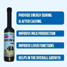 super pure CALCI Cal Gel Advance | Advanced Calcium Gel for Cows, Buffaloes, Goats & Sheep Pet Health Supplements image 2