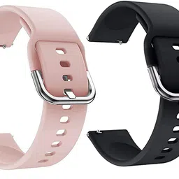 Gadgetzilla Soft Silicone 19mm Smartwatch Strap Metal Buckle 19 mm Silicone Watch Strap-picture-22