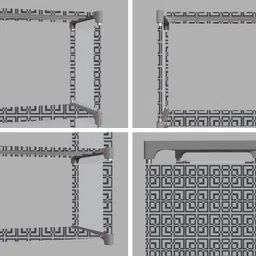 mezire Compact 10-Tier Book Organizer/Shoe/Chappal/Book/Clothes Rack with Plastic Joint Metal Open Book Shelf image 5