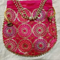 pink potali Girls Pink Potli-picture-26