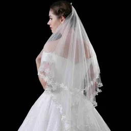 unique bridal Short Wedding Viles image 2