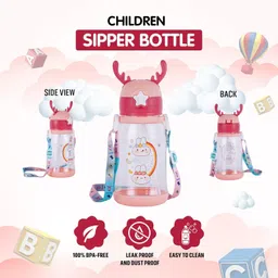 jmd store Cartoon 500 ml Water Bottle image 4