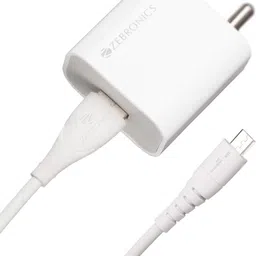ZEBRONICS GaN 2.4 A Single Port Mobile Charger with Detachable Cable image 2
