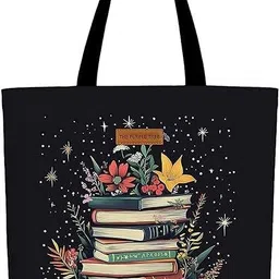 the purple tree Women Black Tote image 1