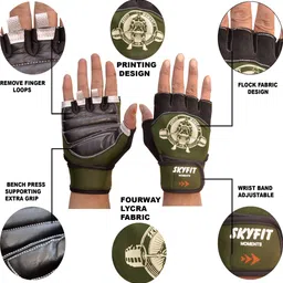 gmania Self Design Protective Men Gloves image 2