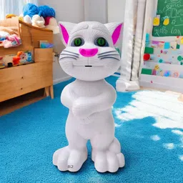 kid kraze Talking Tom Cat Toy For Kids Intelligent Speaking Repeats & Music_815-picture-10