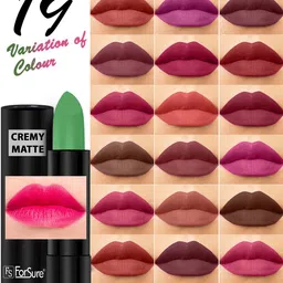 ForSure Cremy Matte 4Pcs Color Changing Lipstick-3.5g Each-Natural Pink-Red-Magenta-Pink image 4
