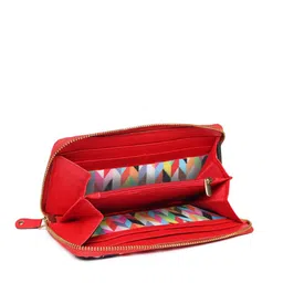 ASTRID Women Multicolour Geometric Printed Zip Around Wallet image 3
