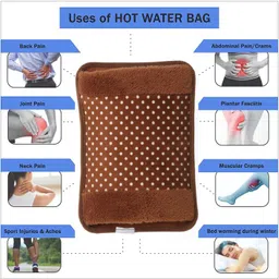 fluent Electric Hot Water Bag with Auto Power Cut-Off for pain relief Warm Bag Electrical 1 L Hot Water Bag image 2