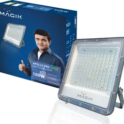magik Apollo Pro Max 100 W LED | IP66 Waterproof Street Light | High Surge Protection | Aluminium Body Flood Light Outdoor Lamp image 2