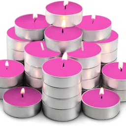 candleshub Tealight Candles Pink Candle image 1