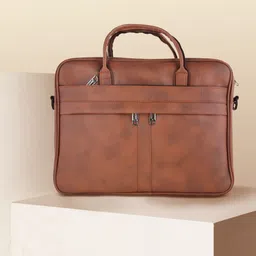 jexwall Men Tan Messenger Bag-picture-15