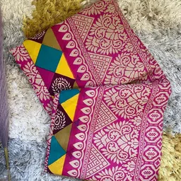 chandrixaa Floral Print Daily Wear Cotton Blend Saree-picture-21