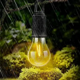 gaurinandan Rechargeable Camping Hanging Bulb with 3 Modes Tent Lamp Decorative Tent Lamp 5 hrs Bulb Emergency Light image 2