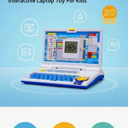 nayaratoys Educational Computer ABC and 123 Learning Kids Laptop with LED Display and Music image 3