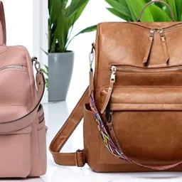 spinsell Medium 25 L Backpack Backpack for Women Convertible Travel Vintage Leather backpack-picture-11