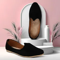 dhairya collection Men Ethnic Velvet Paded Slip On Juttis and Mojaris for Wedding|Party Slip-On Party Wear For Men image 2