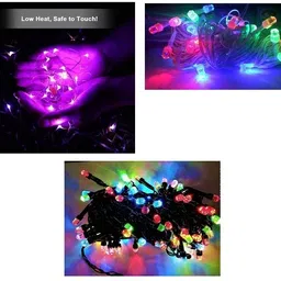 36 LEDs 13 m Multicolor Steady Strip Rice Lights-image-63