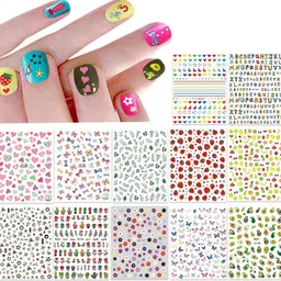 j & f Premium Quality of Nail Art Sticker ( Set of 12 )-picture-38