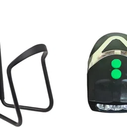 Bicycle Aluminium Bottle Cage and Front Mouse Light Combo Waterproof LED Front Light-image-91