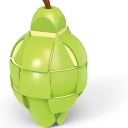kiditos 3x3x3 Pear Cube Toy Realistic Fruit-Shaped Toy Kids Twisty Puzzle image 4