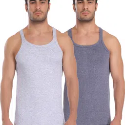 Selfcare Selfcare Men Stripe Thermal Vests|Poly Cotton Winter Sleeveless Innerwear|SW0805 Men Top Thermal-picture-12