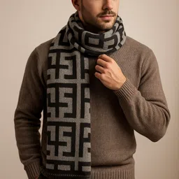 Luvre1 Self Design Men Muffler-picture-44