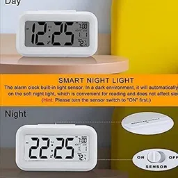 whitez Digital White Clock image 4