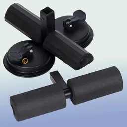 vichaxan Double Suction Cups Sit Up Assistant Fixed Foot Abdominal Muscle Trainer Sit-up Bar image 2