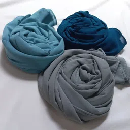 habibisfashion Solid Chiffon Women Multicolor Faux Turtleneck Neck Cover, Scarf, Bluetooth Scarf, Fancy Scarf, Stole-picture-40