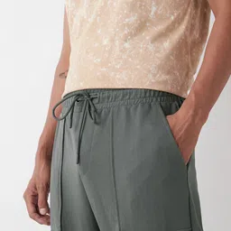 bewakoof Men Solid Grey Track Pants image 5