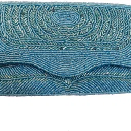 himalayahandicraft Casual Blue Clutch image 2