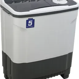 lloyd by havells 8 kg 1300 RPM, Soak Function, 3 Wash Programs, Swift Dry, Magic Filter Semi Automatic Top Load Grey, White image 3