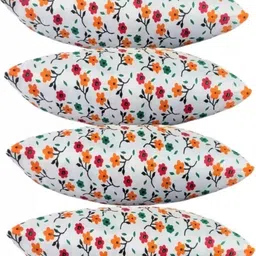 soft snooze LUXURY Microfibre Floral Sleeping Pillow Pack of 4 image 5