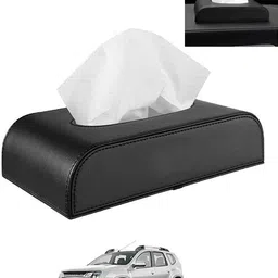 maties Leathrite New Design Black D-Shape Tissue Holder For-Duster Renault 2012 Vehicle Tissue Dispenser-picture-19