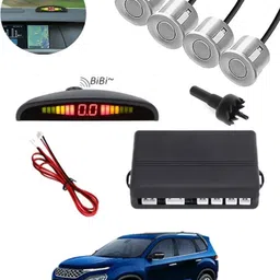 autofetch Universal 4 Silver Reverse Parking Sensor-AF25A784 Universal 4 Silver Reverse Parking Sensor-AF25A784 Parking Sensor image 1