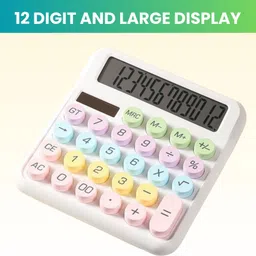frony Desktop Calculator, 12-Digit Large LCD and Large Buttons for Office, Homes B11 Basic Calculator image 1